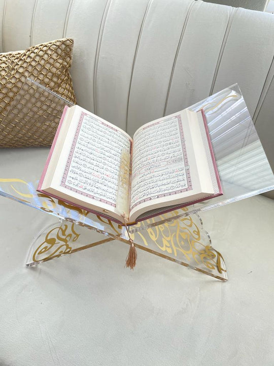 Acrylic Quran (Rail) Stand Holder