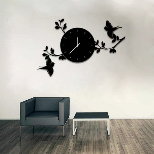 Birds on Branches DIY 3D Wall Clock