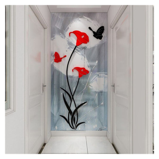 Flower and Butterfly DIY Acrylic Wall Art