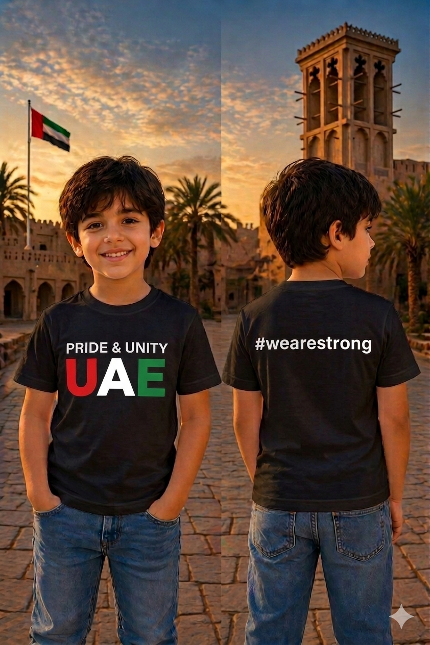 Pride & Unity Kid Cotton Half Sleeves T-Shirt TTF-UAE